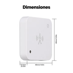 WiFi/ZigBee Tuya Smart Human Presence Sensor Motion Motionless Detection Light Luminance PIR Sensor Wired, App Notification