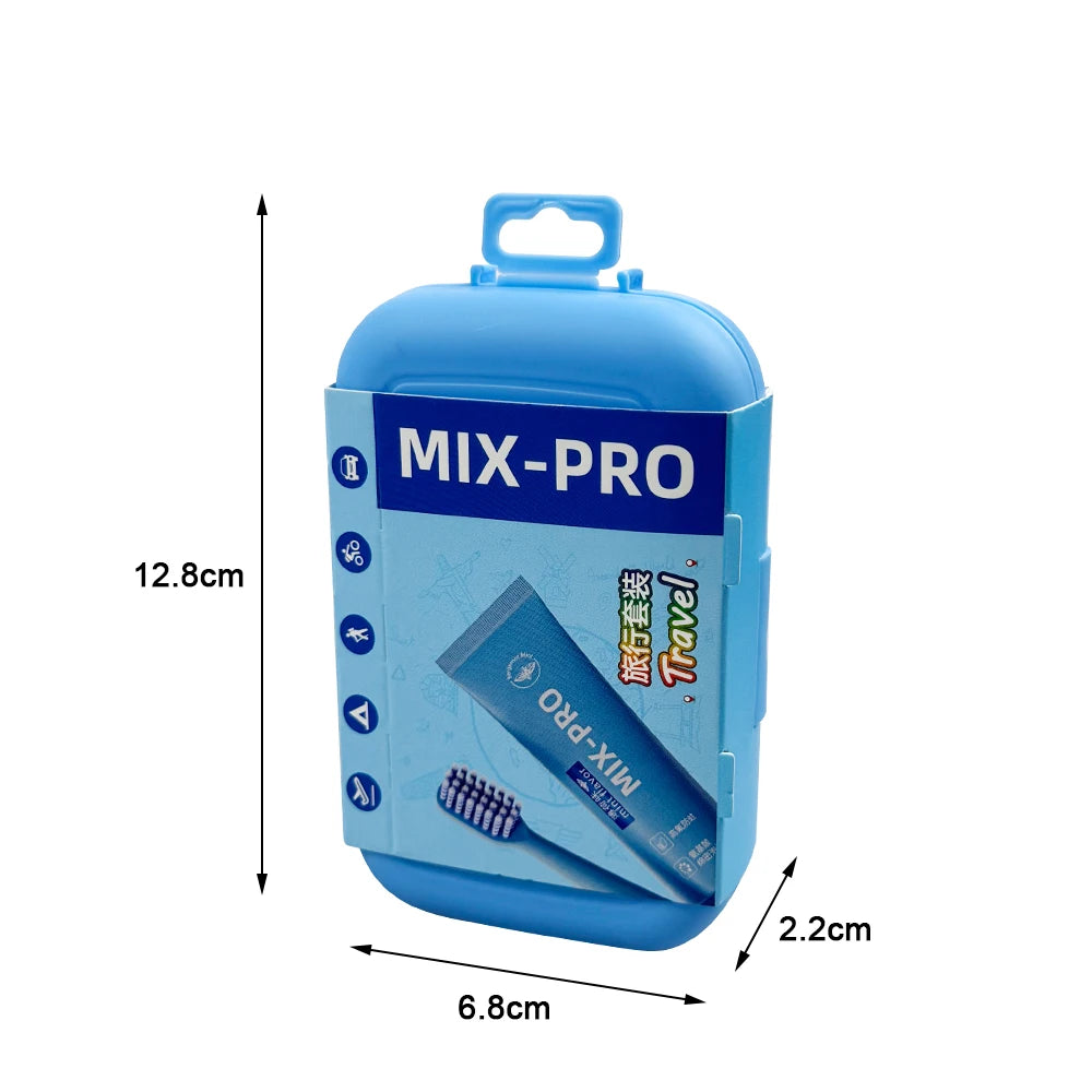 Dental Oral Care Cleaning Kit Portable Toothbrush Toothpaste Case Travel Toothbrush Soft Bristle Adult Tooth Brush Personal Care