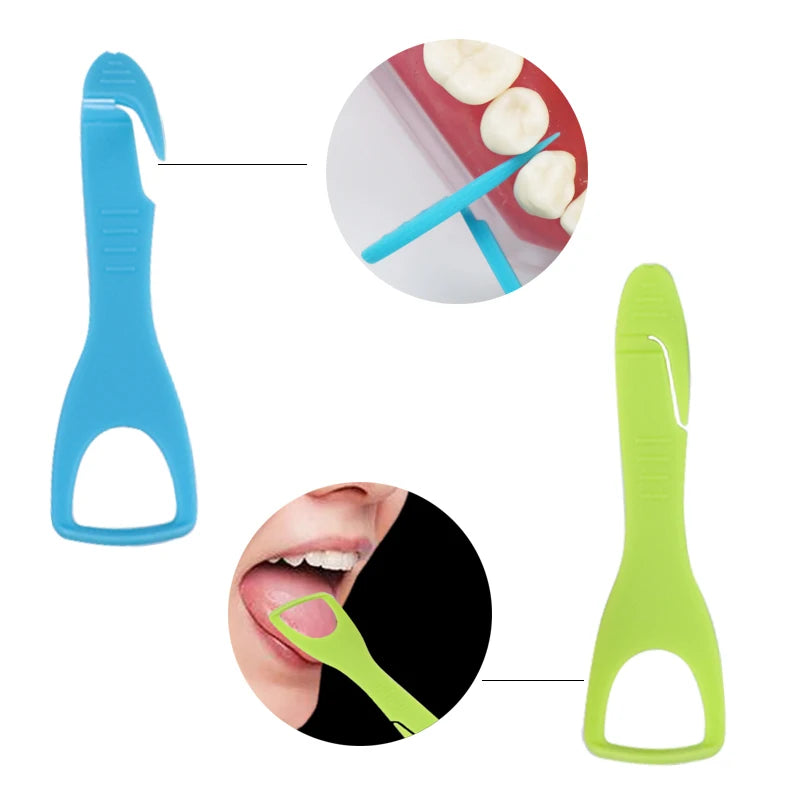 Dental Cleaning Care Kits Oral Care Brush Orthodontic Kits Tongue Scraper Interdental Brush Travel Portable Case Clean Hygiene