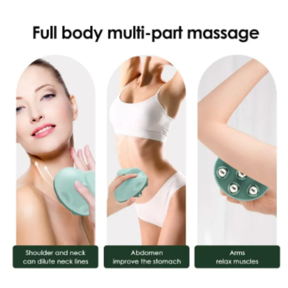 Handheld Ball Massager Magnetic Body Beauty Meridian Brush Kneads Abdomen Slender Waist Beautiful Legs Muscle Relaxation