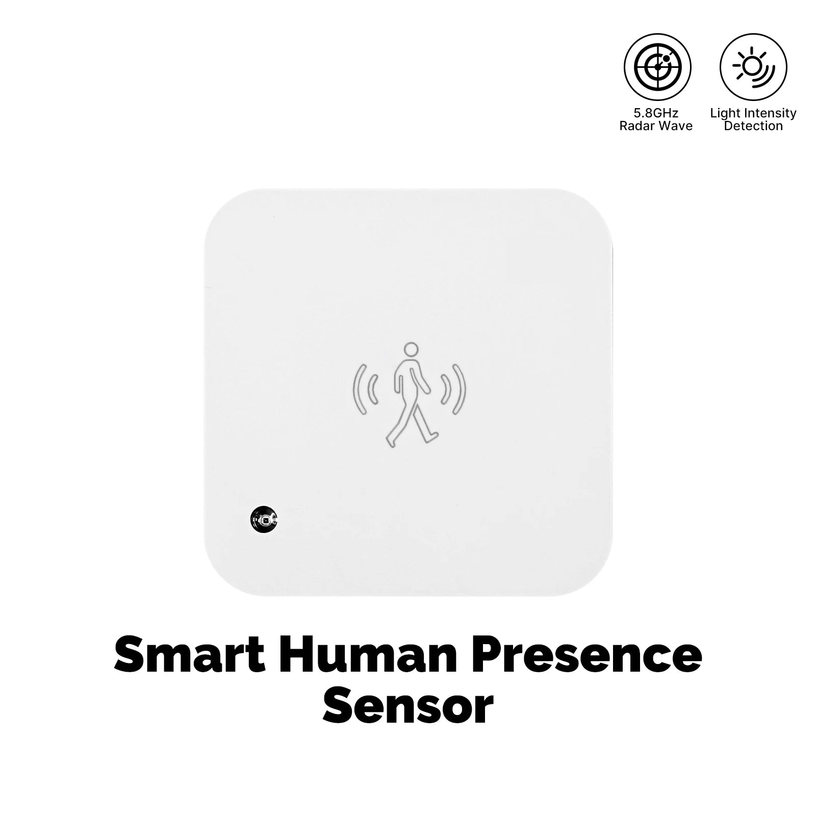 MOES Tuya WiFi/ZigBee Smart Human Presence Sensor Motion Motionless Detection Light Luminance Sensor Wired, App Notification