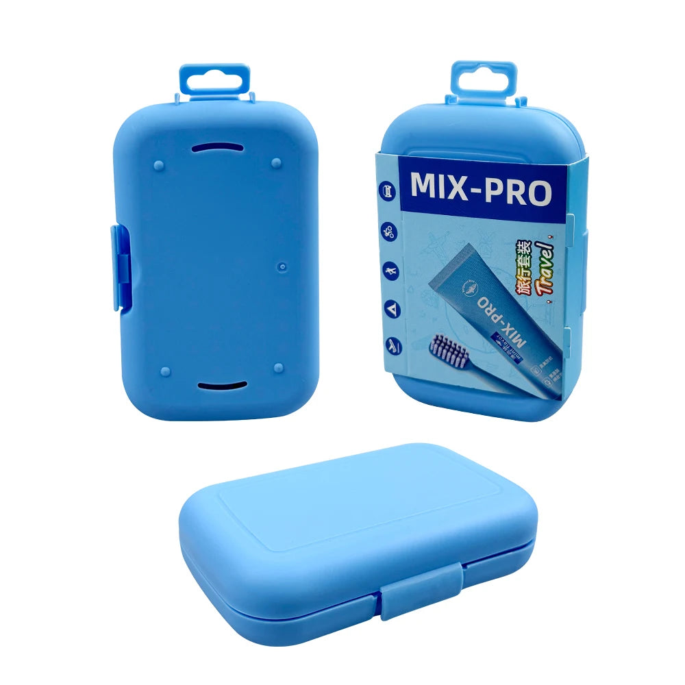 Dental Oral Care Cleaning Kit Portable Toothbrush Toothpaste Case Travel Toothbrush Soft Bristle Adult Tooth Brush Personal Care